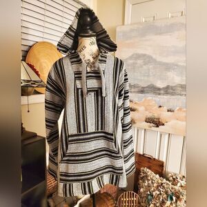 New Orignial Senor Lopez Unisex Acrylic Blend Pancho Sweater